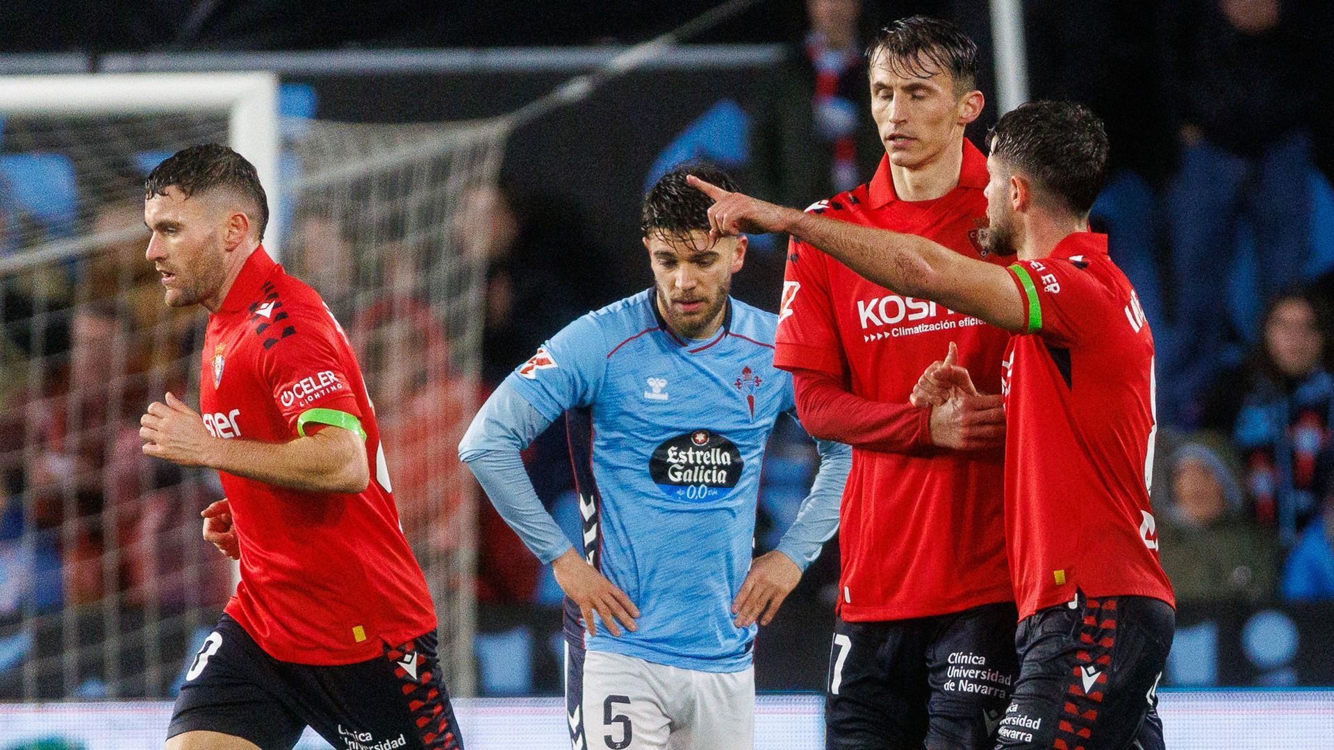 Javi Galán en Balaídos