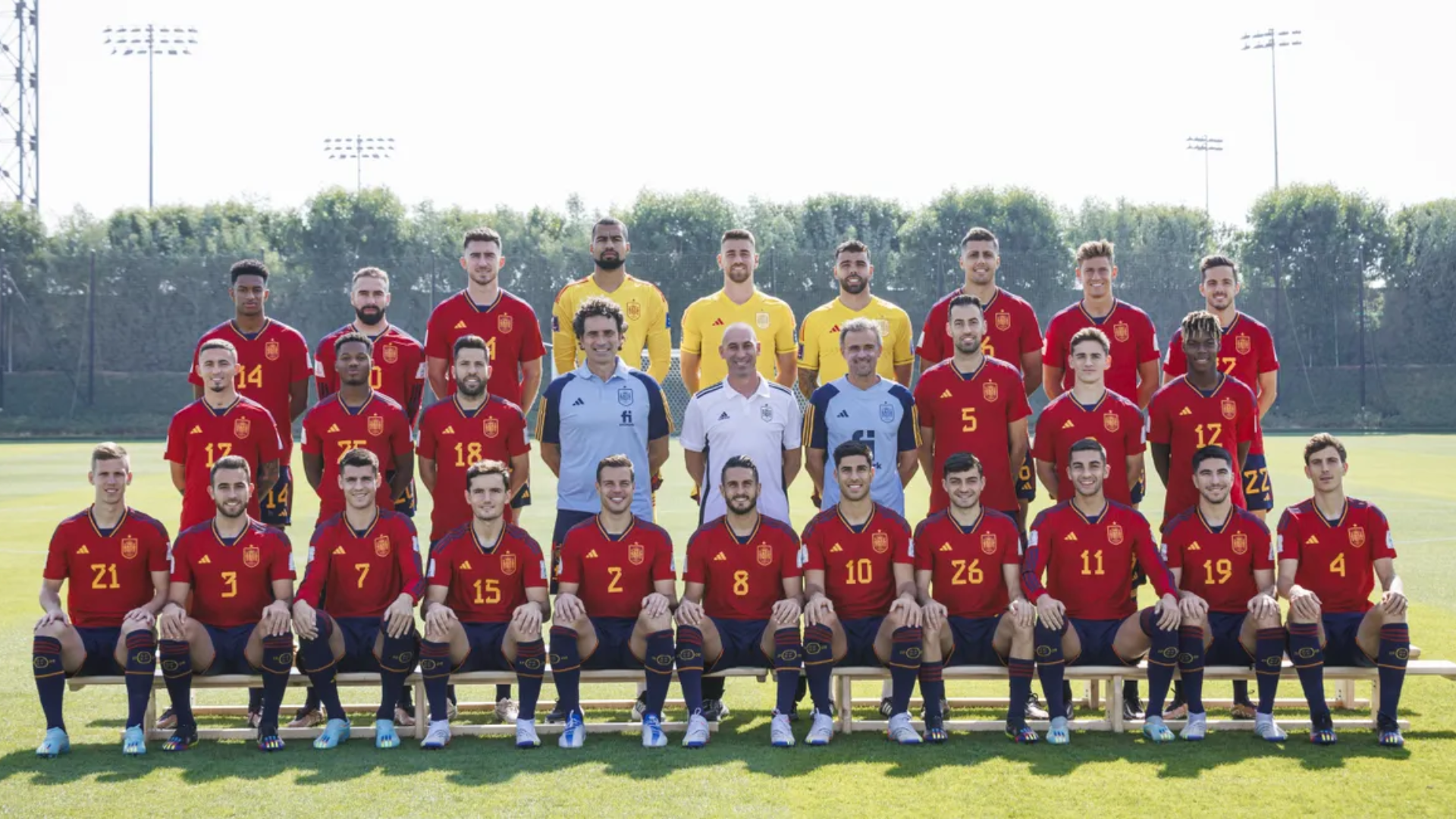 La foto oficial de España para el Mundial 2022 La foto oficial de España para el Mundial 2022