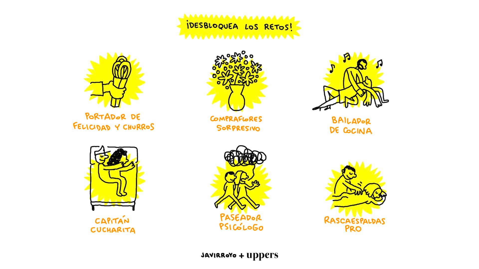 La viñeta de Javirroyo: "Retos amorosos" La viñeta de Javirroyo: "Retos amorosos"
