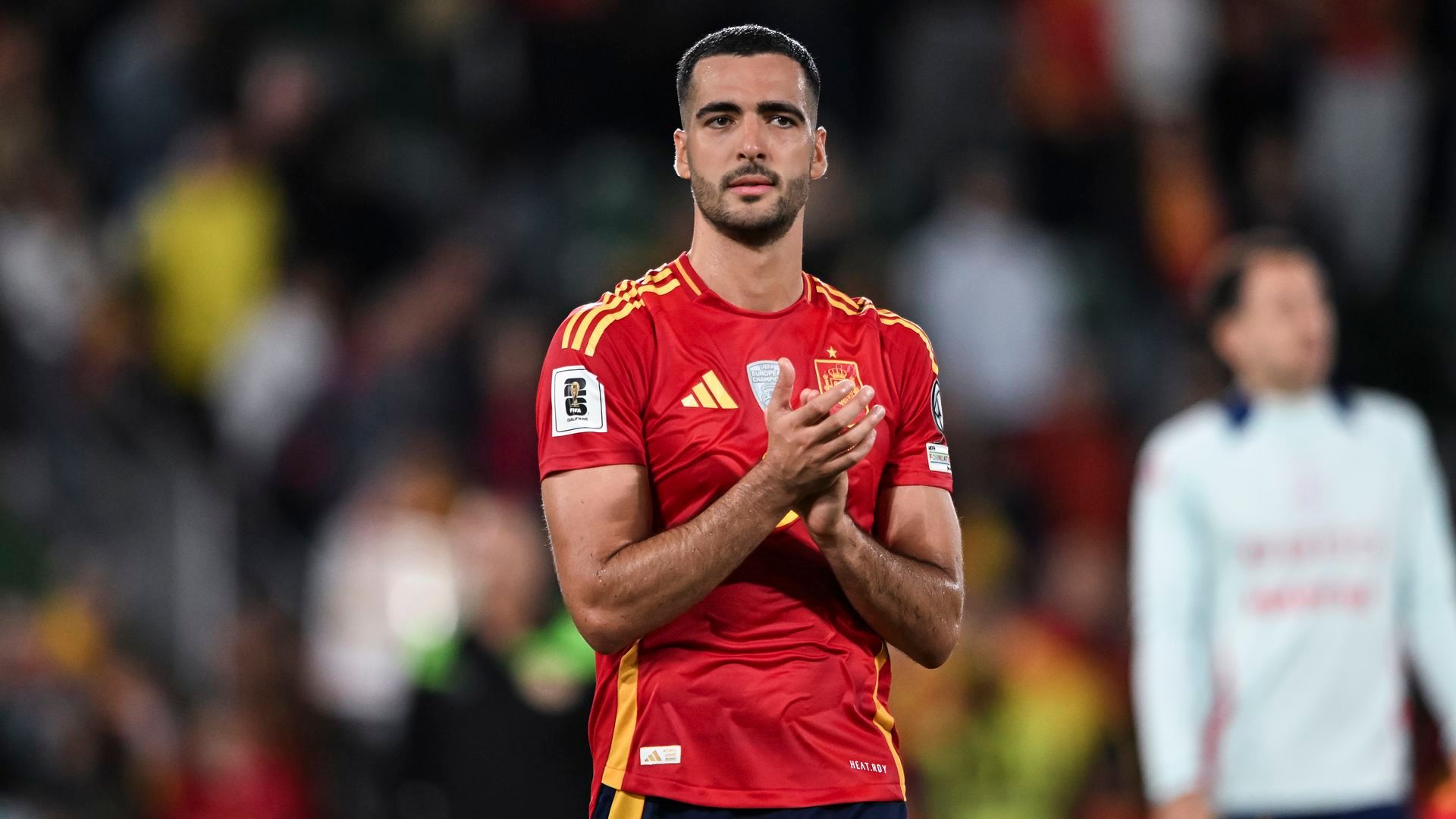 Mikel Merino con la Selección Española Mikel Merino con la Selección Española