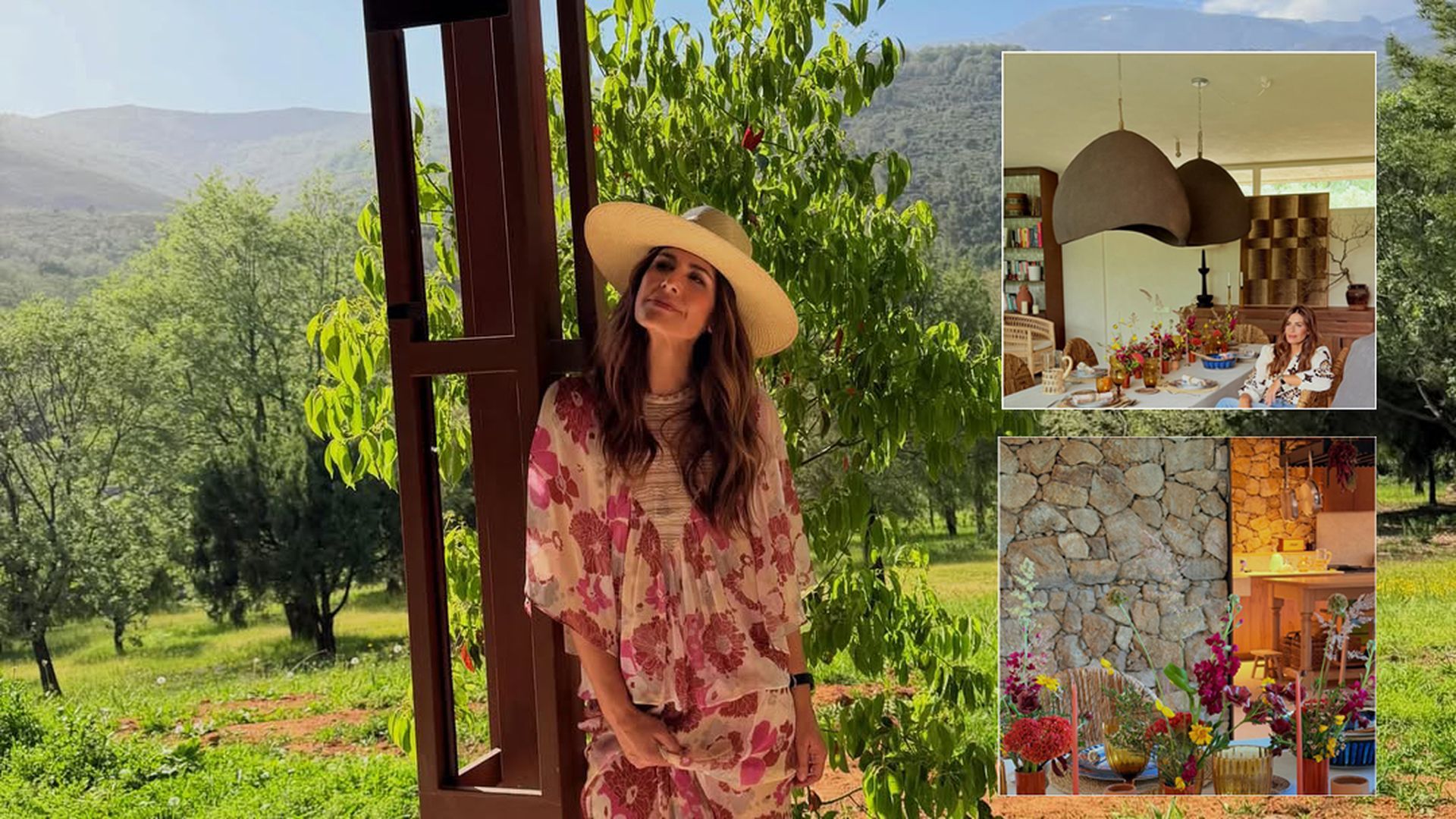 Nuria Roca en su casa de Candeleda Nuria Roca en su casa de Candeleda
