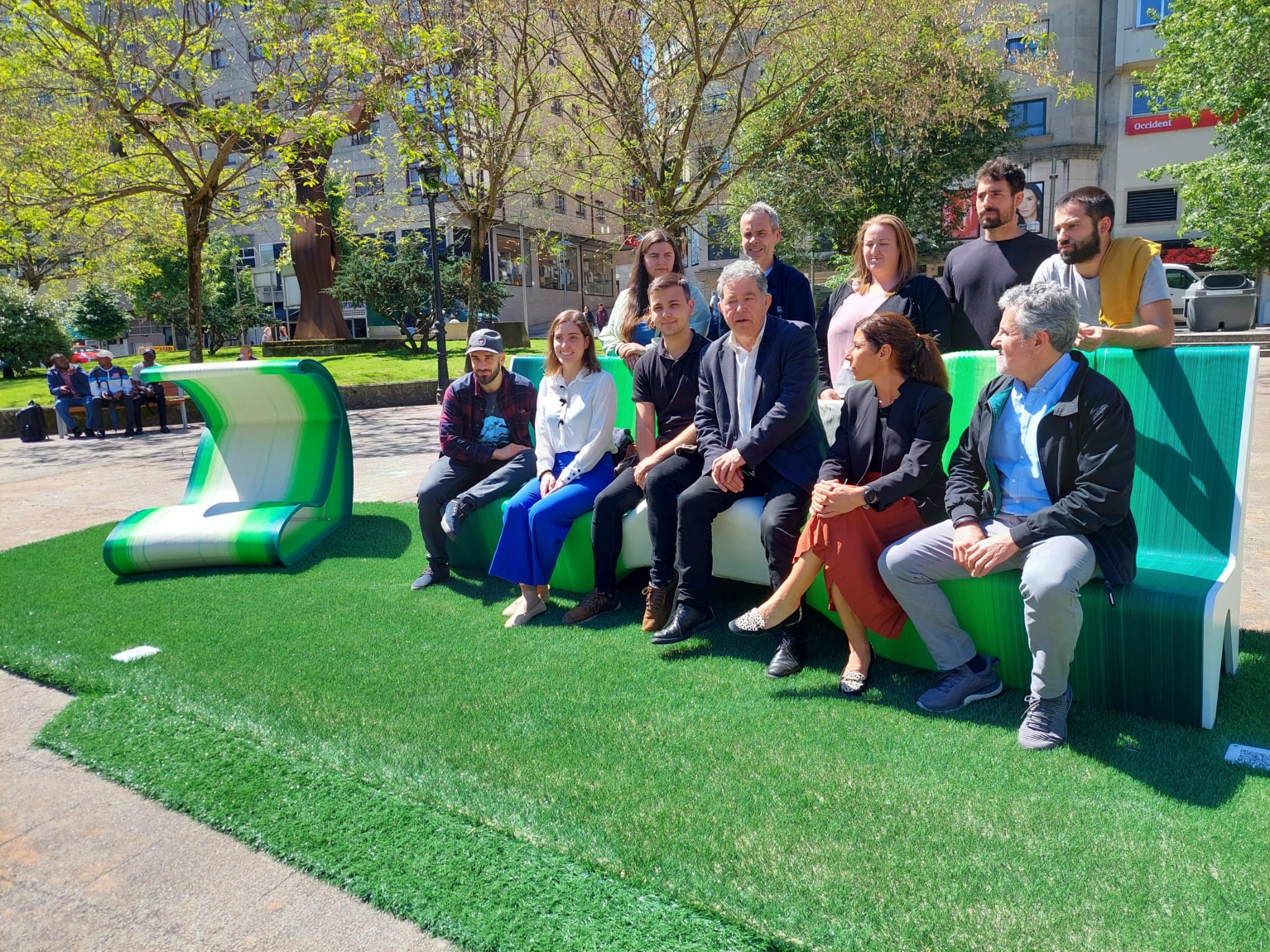 Pontevedra ha sido la ciudad elegida para testar el proyecto Ambiance en uno de sus parques