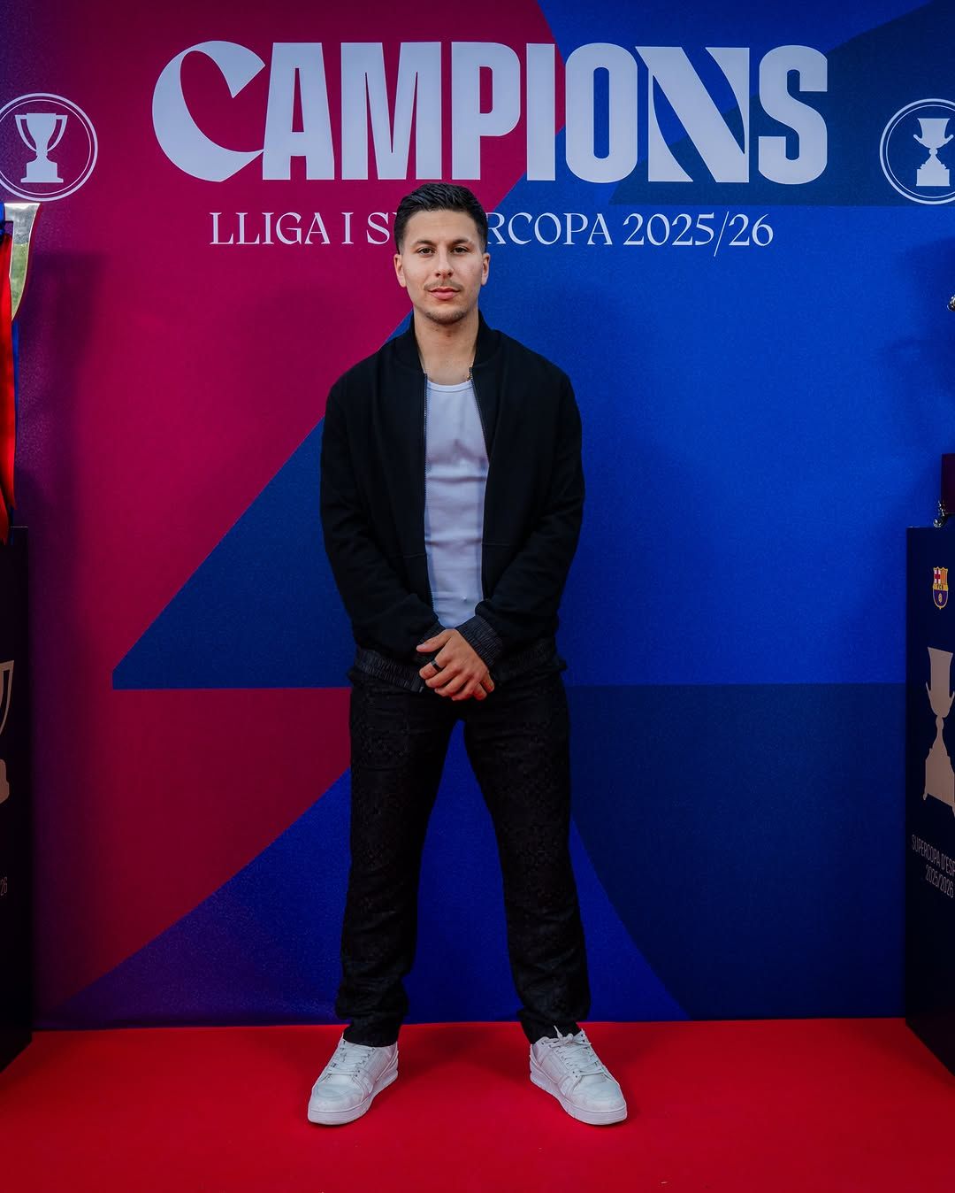 Roony Bardghji, en la cena de celebración del Barcelona