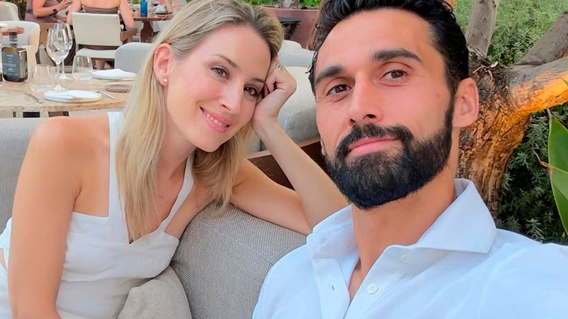 Álvaro Arbeloa y Carlota Ruiz Álvaro Arbeloa y Carlota Ruiz