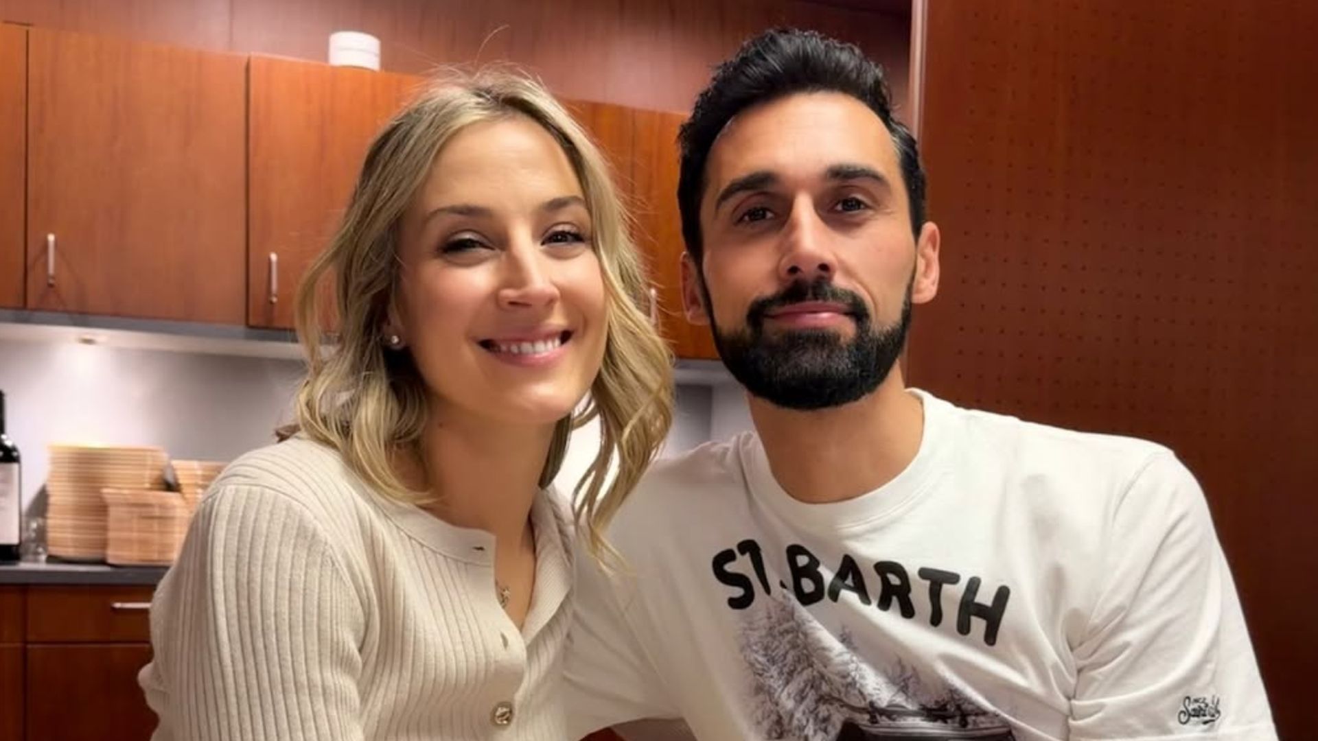 Álvaro Arbeloa y su mujer, Carlota Ruiz