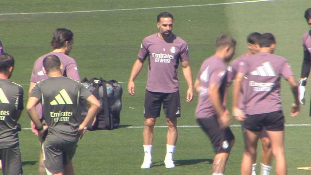 El último día de Carvajal en Valdebebas: sonrisas antes del adiós