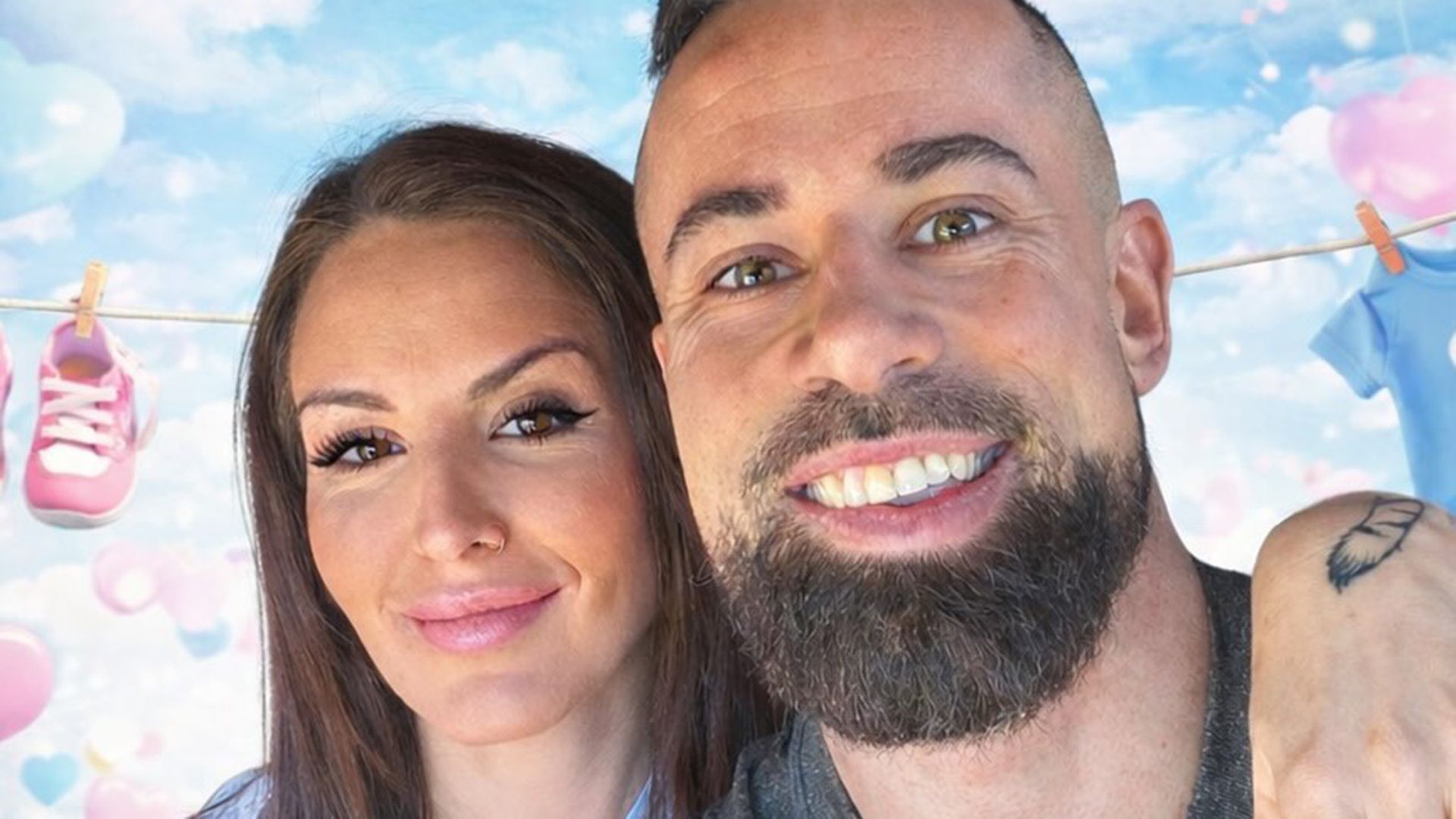 Diego Pérez y su novia