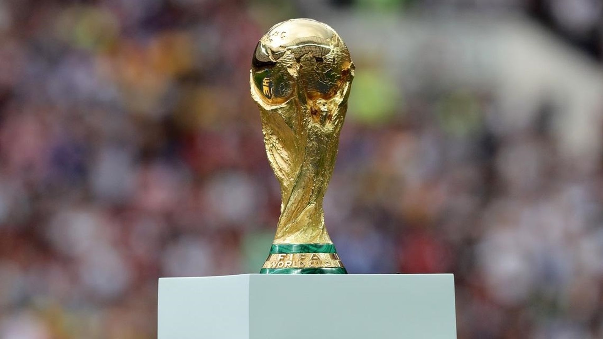 El trofeo de la Copa del Mundo