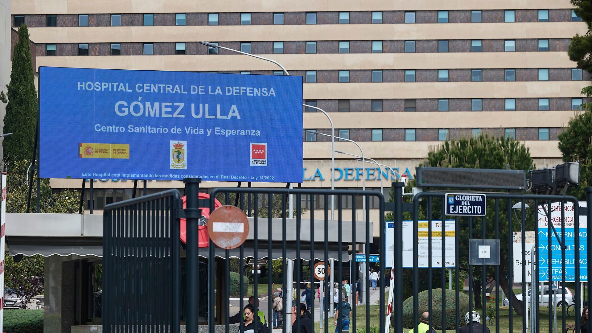 EuropaPress_7505673_fachada_hospital_central_defensa_gomez_ulla_mayo_2026_madrid_espana EuropaPress_7505673_fachada_hospital_central_defensa_gomez_ulla_mayo_2026_madrid_espana