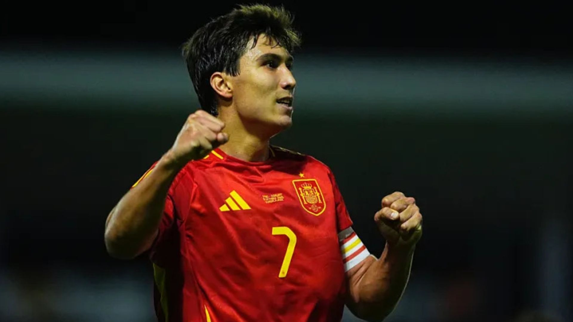 Gonzalo García con la selección sub21