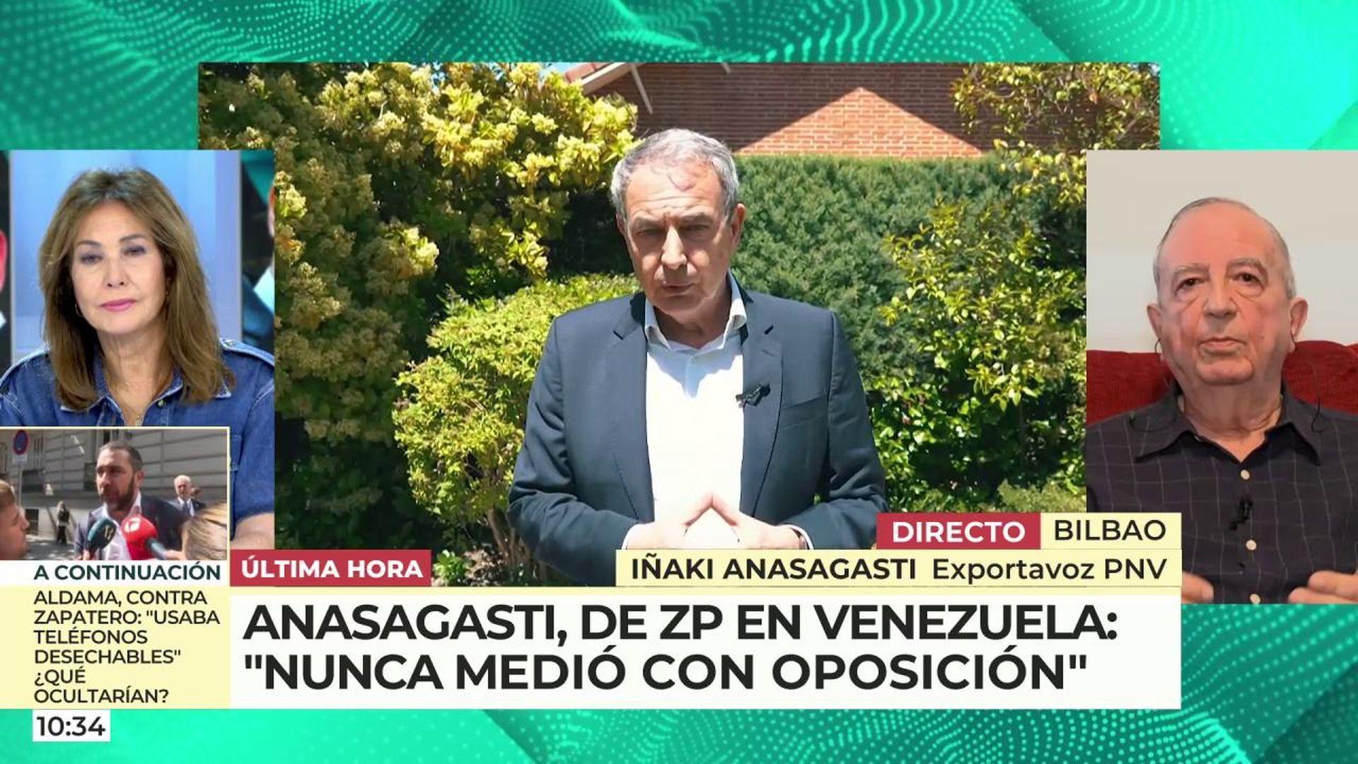 Iñaki Anasagasti, exportavoz del PNV