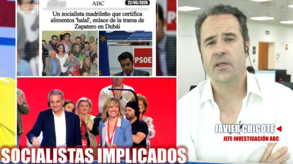 Javier Chicote detalla el nexo entre el certificador halal del PSOE y Zapatero: "Tiene estructura en Dubái"