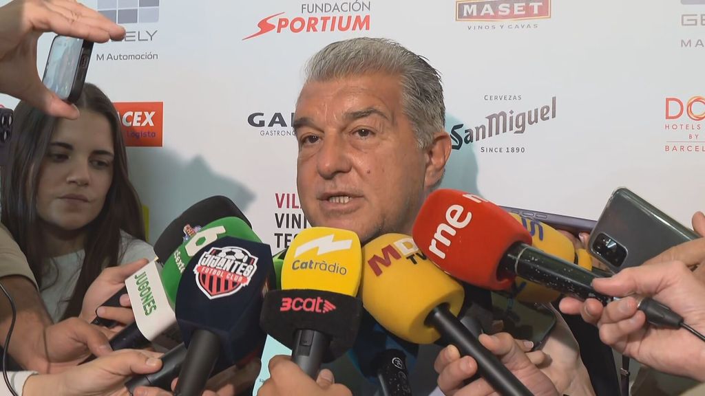 Joan Laporta y su rajada contra Florentino Pérez por el 'caso Negreira'