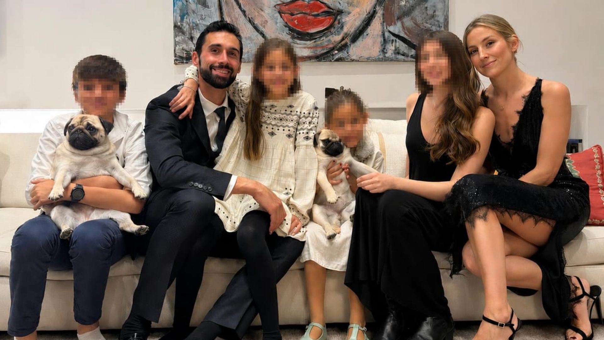 La familia numerosa de Álvaro Arbeloa