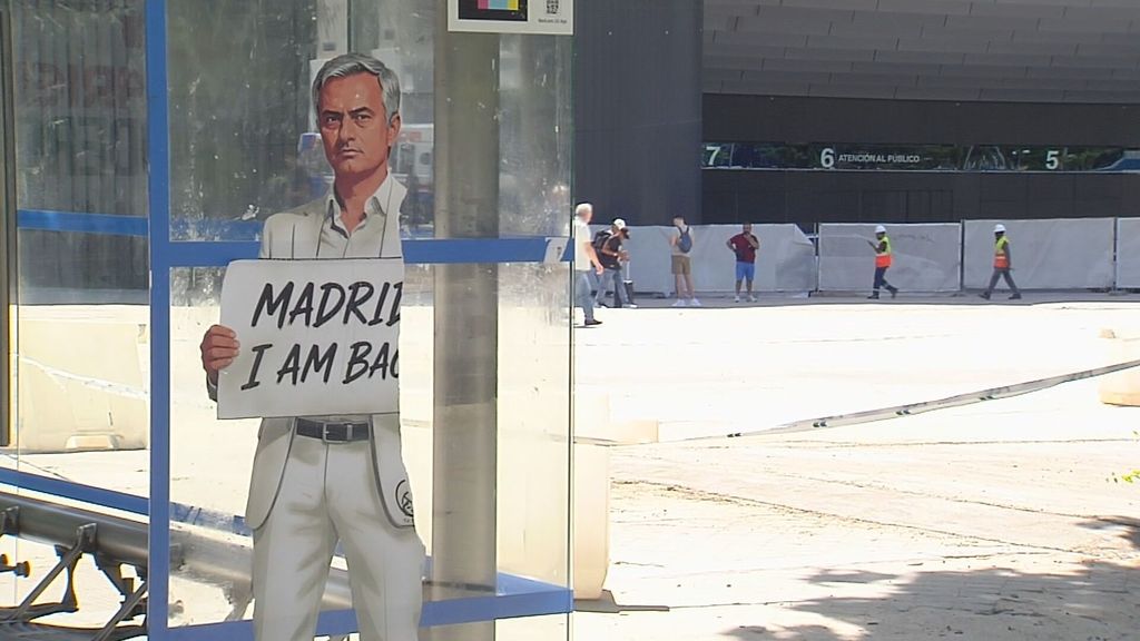 José Mourinho, presente en Madrid en forma de marquesina