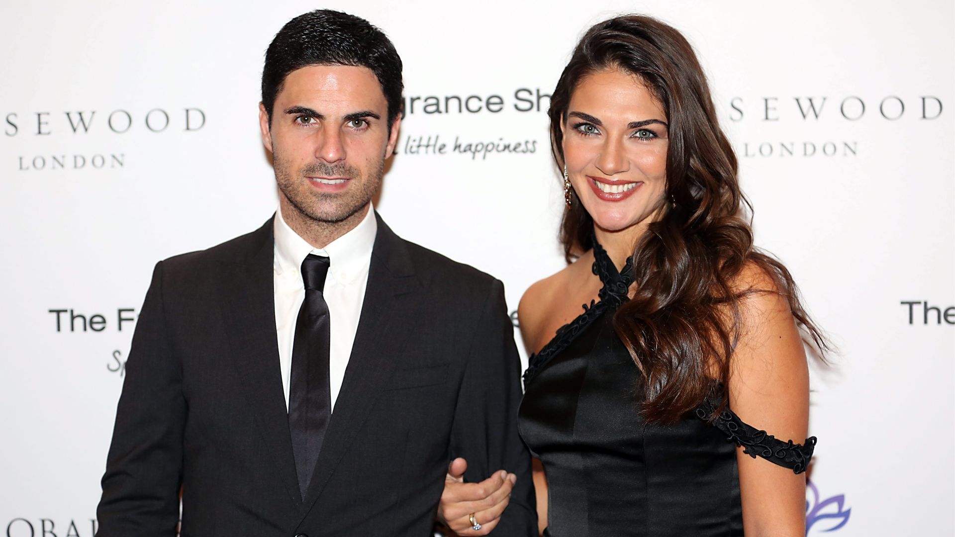 Lorena Bernal y Mikel Arteta