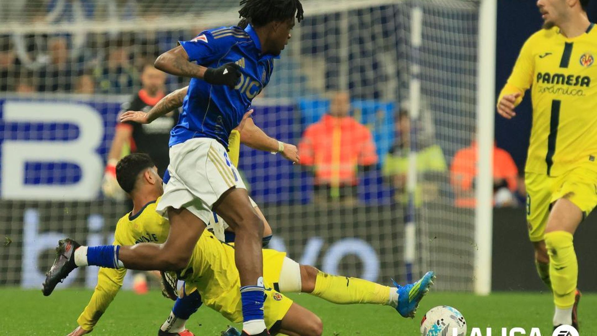 Ovie Ejaria, en un partido del Real Oviedo