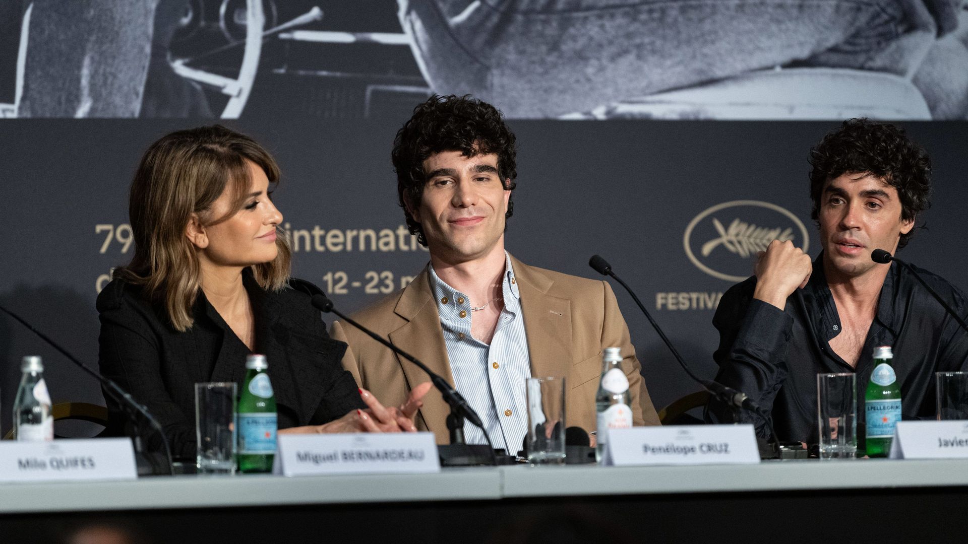 Penélope Cruz, durante la rueda de prensa de 'La bola negra', en el Festival de Cannes