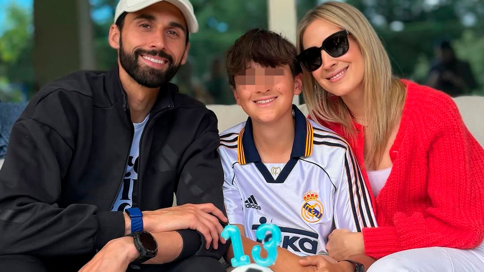Raúl, el hijo de Álvaro Arbeloa, es jugador de fútbol y un madridista convencido