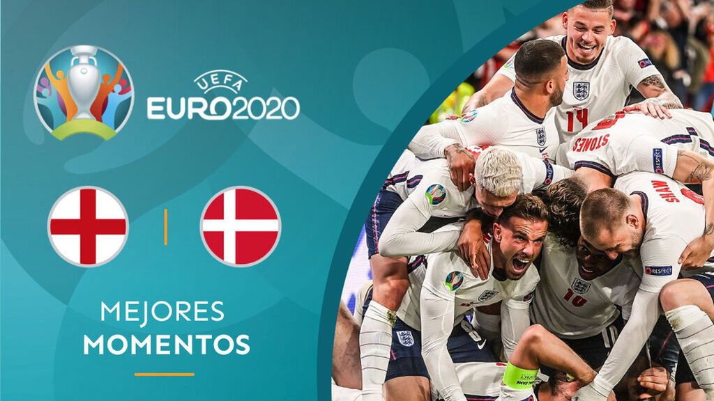 Resumen y mejores jugadas del Inglaterra 2-1 Dinamarca