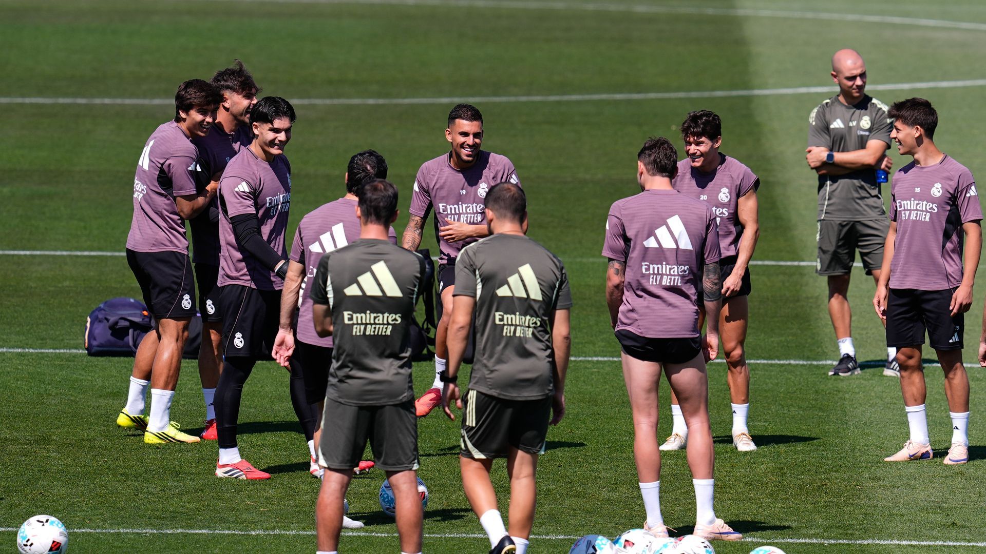 Último entrenamiento del Real Madrid
