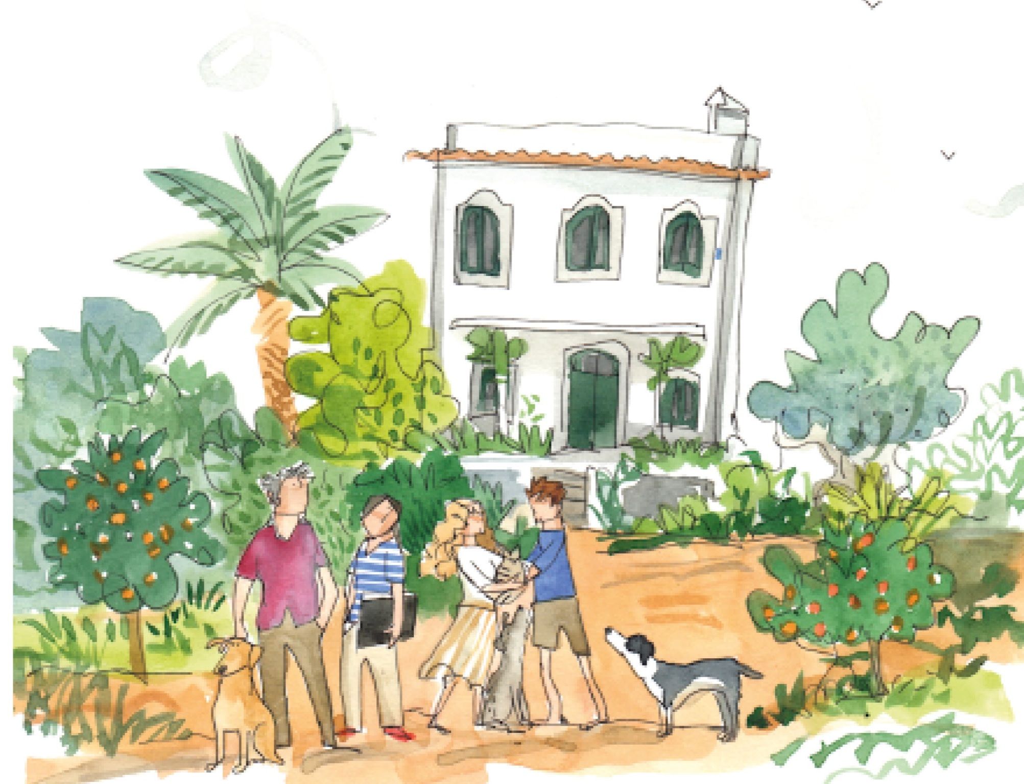 Una de las ilustraciones de ‘Una casa portuguesa’