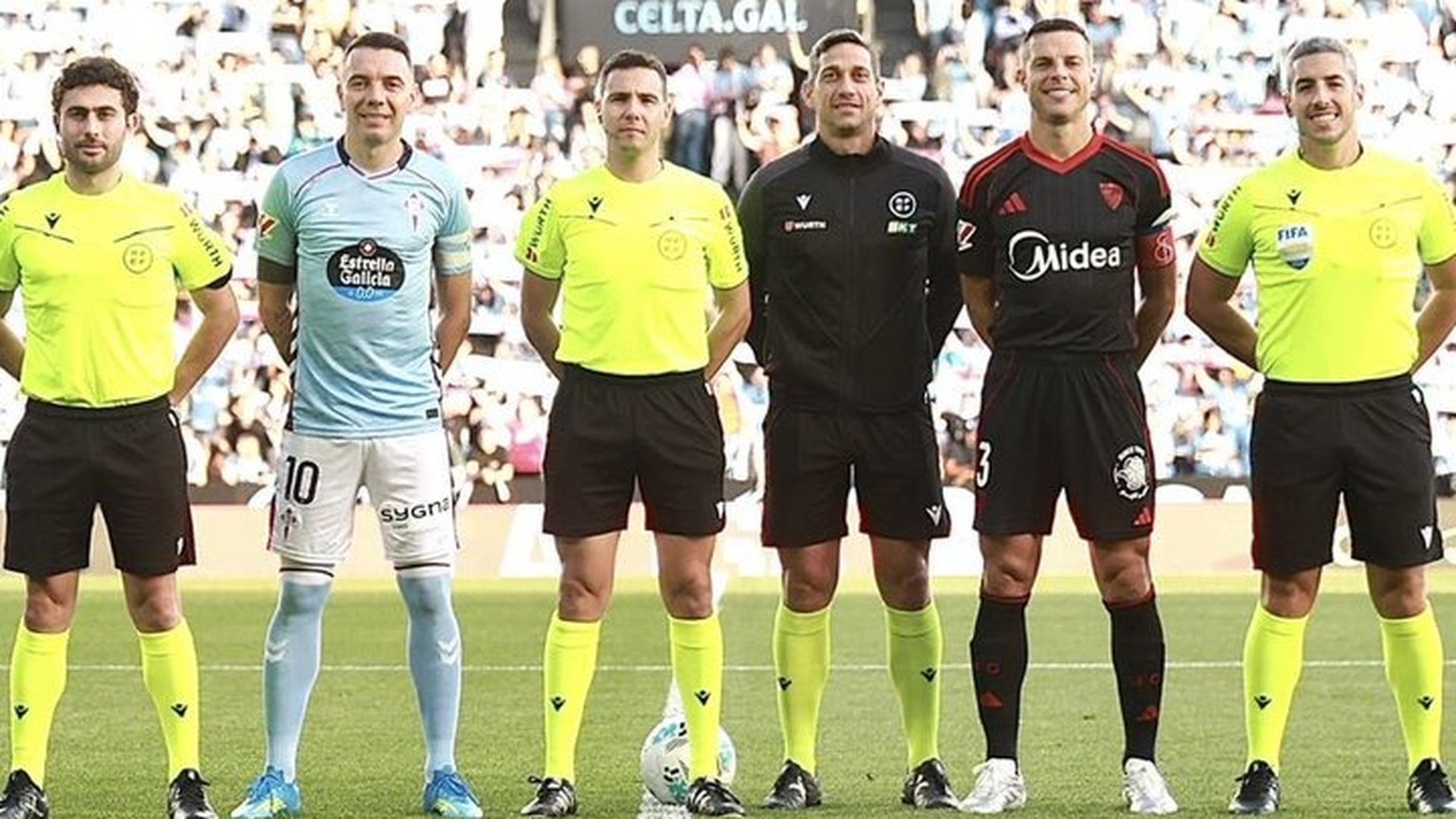 Aspas y Azpilicueta, en el Celta-Sevilla
