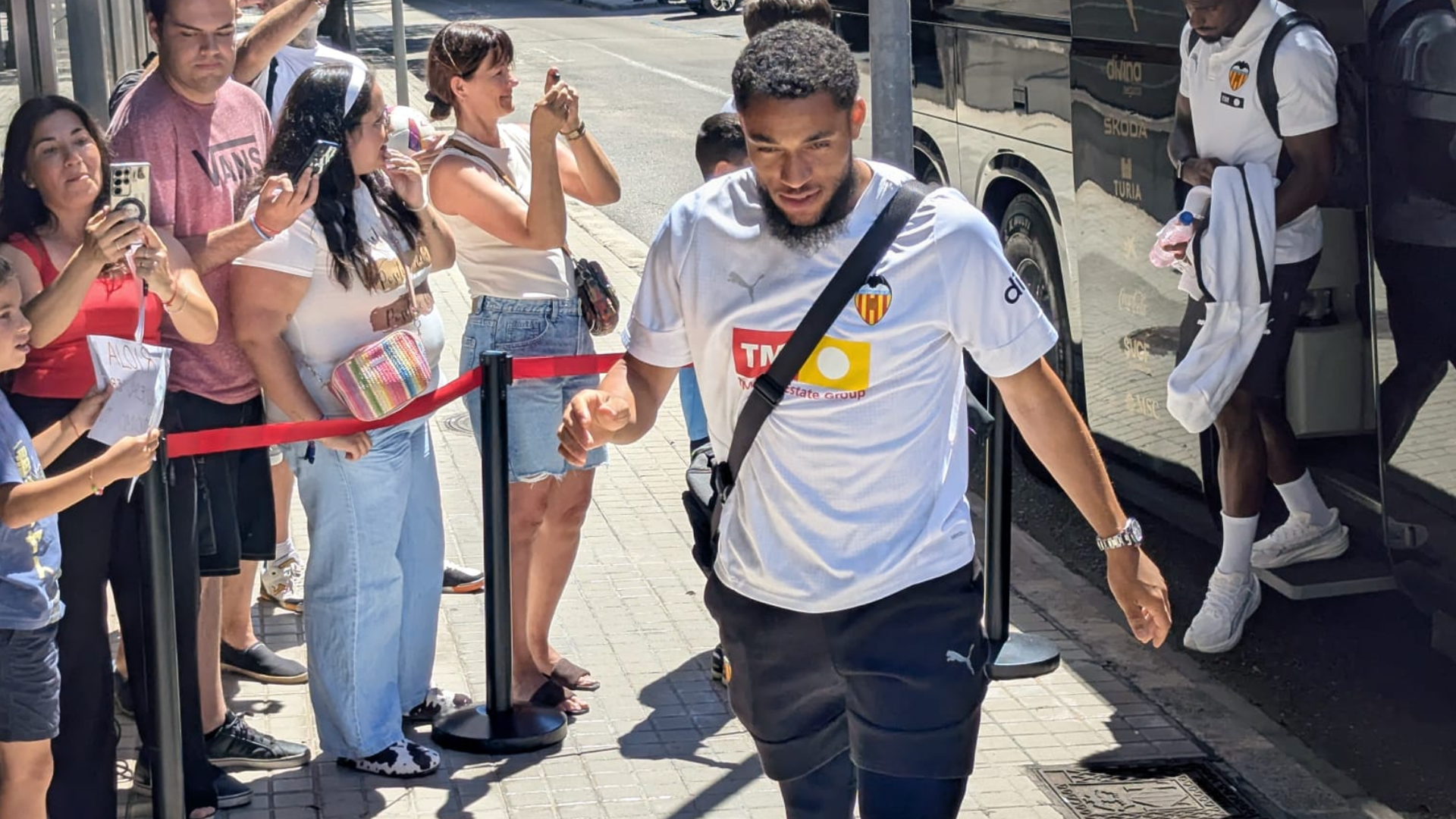 Convocatoria del Valencia CF en el hotel