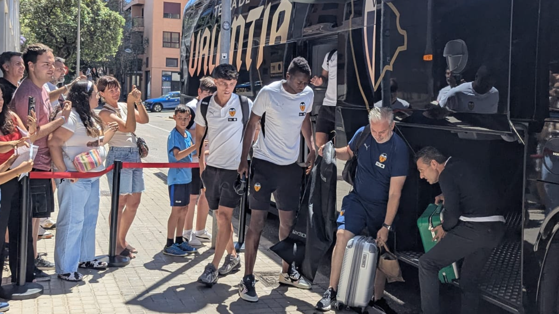 Convocatoria del Valencia CF en el hotel