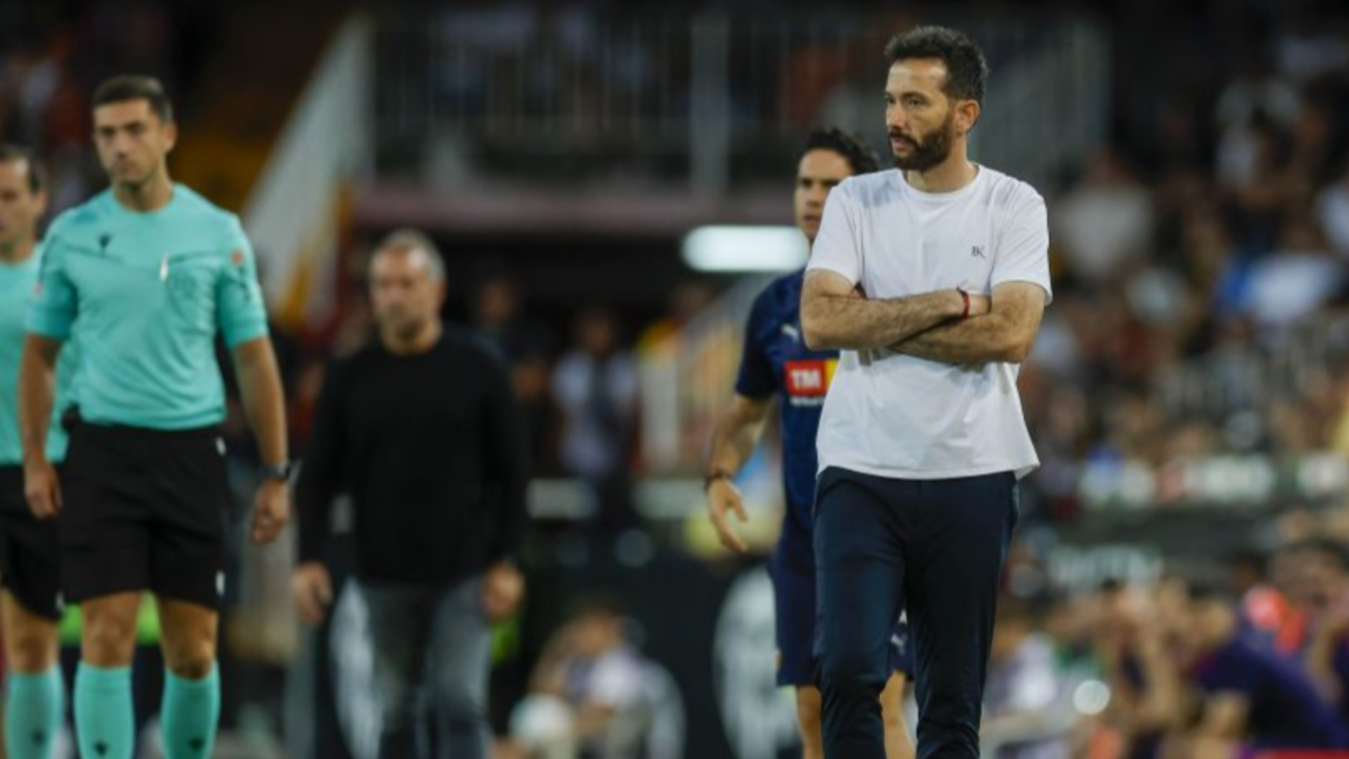 Corberán ante el FC Barcelona