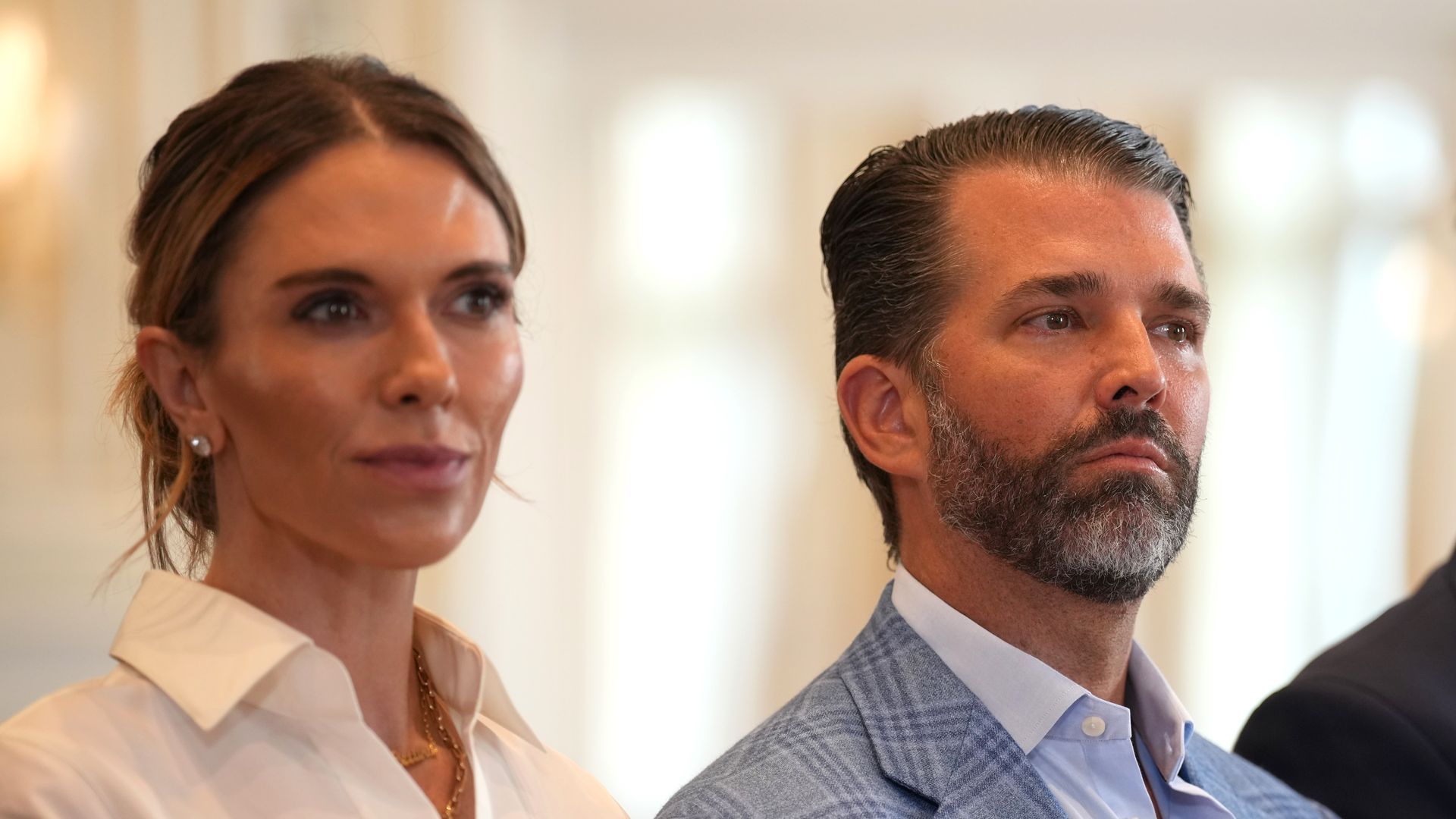 Donald Trump Jr. y Bettina Anderson Donald Trump Jr. y Bettina Anderson