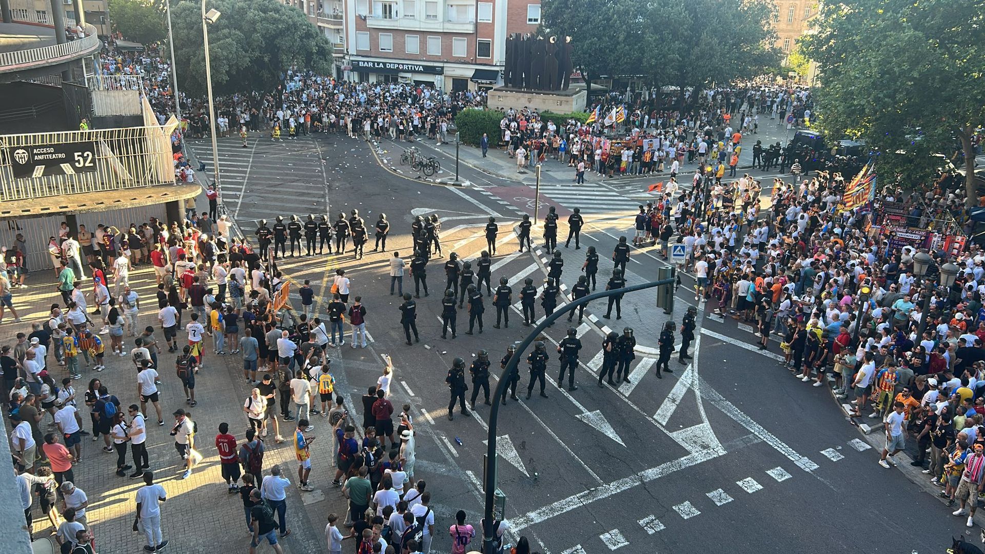 Incidentes en Mestalla