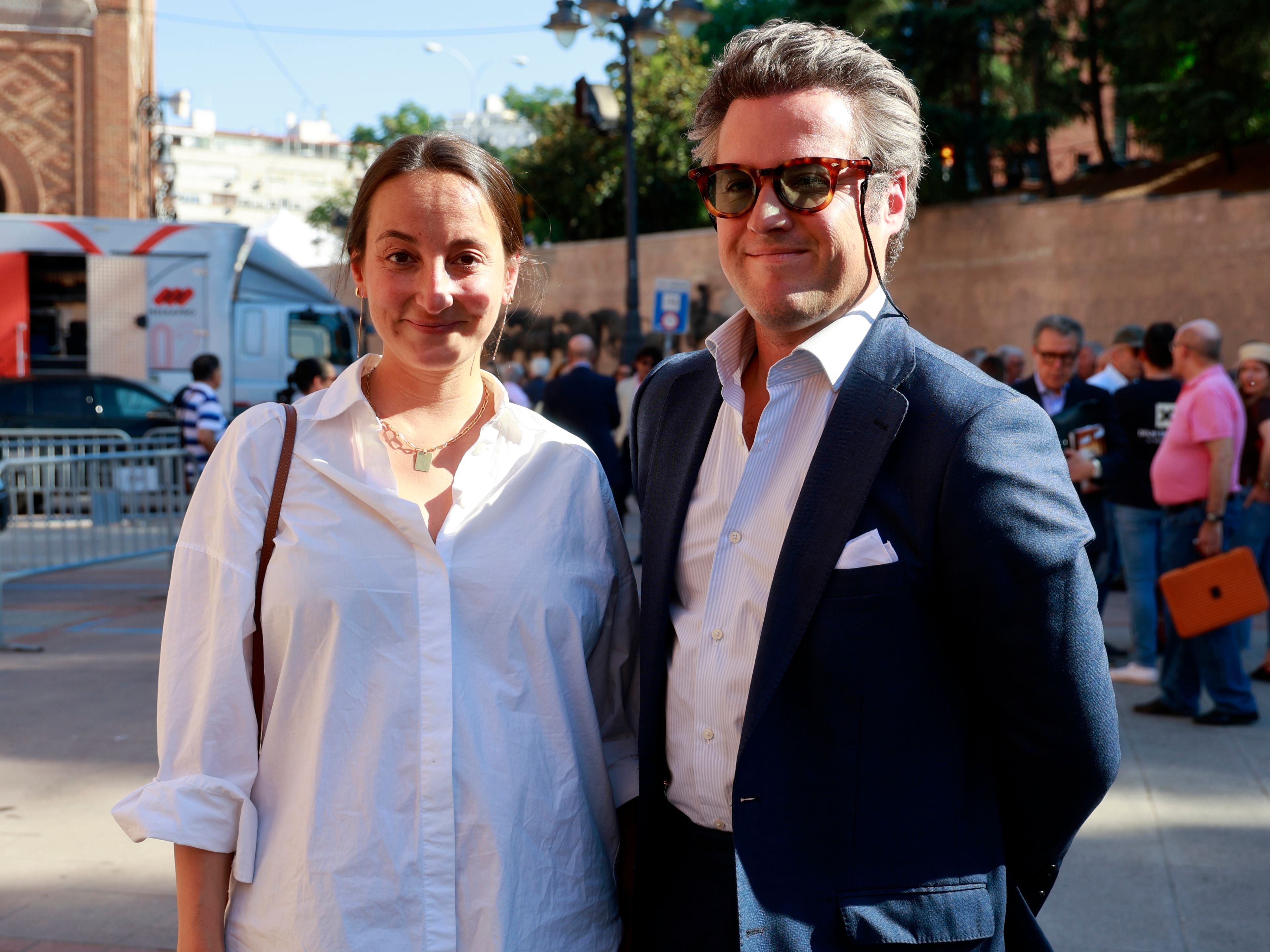 Lucía Pombo y su marido, Álvaro López Huerta