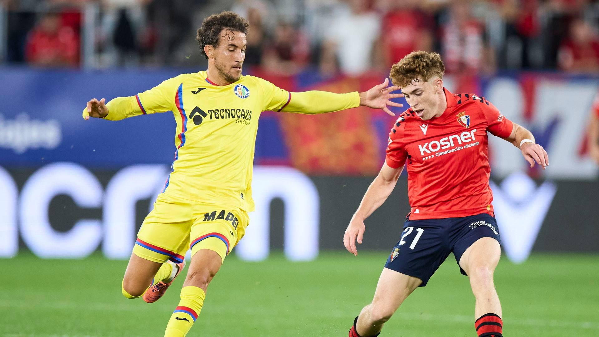 Luis Milla y Víctor Muñoz en el Osasuna-Getafe Luis Milla y Víctor Muñoz en el Osasuna-Getafe