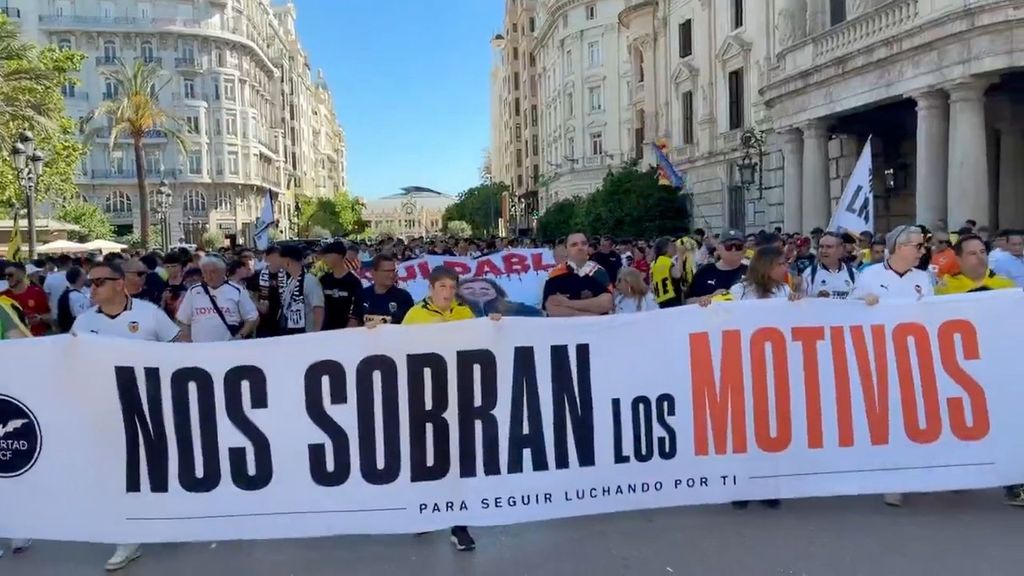 Marcha y manifestación contra Peter Lim en Valencia
