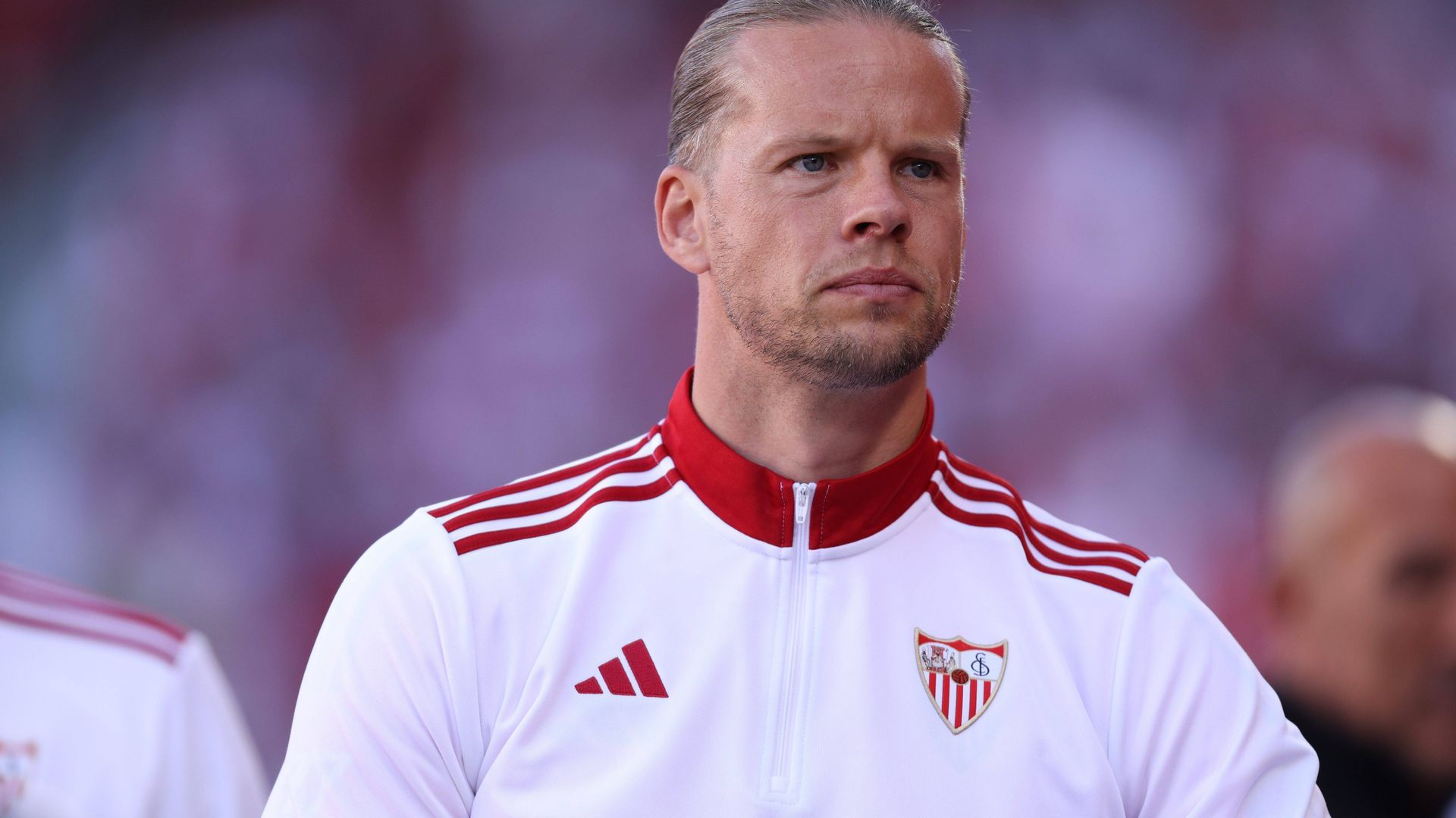 Orjan Nyland, con el Sevilla Orjan Nyland, con el Sevilla