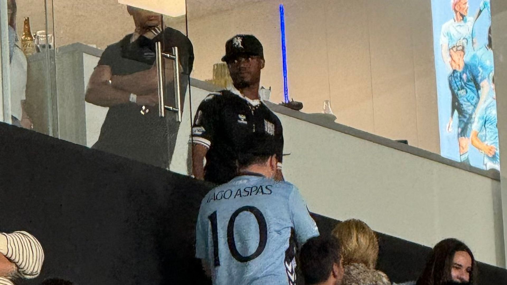 Ansu Fati en Balaídos con la camiseta del Celta Ansu Fati en Balaídos con la camiseta del Celta