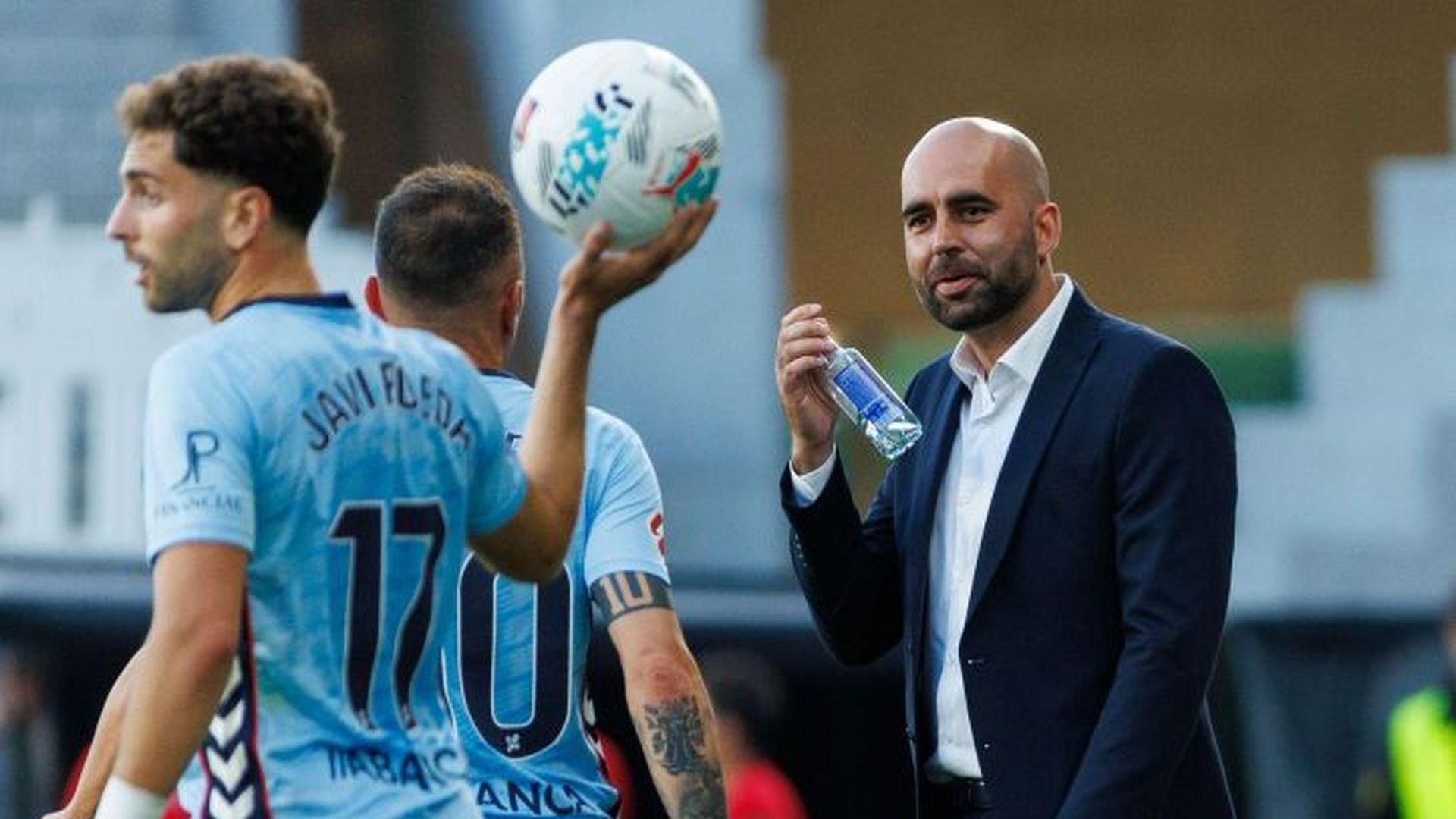 Claudio Giráldez en Balaídos Claudio Giráldez en Balaídos