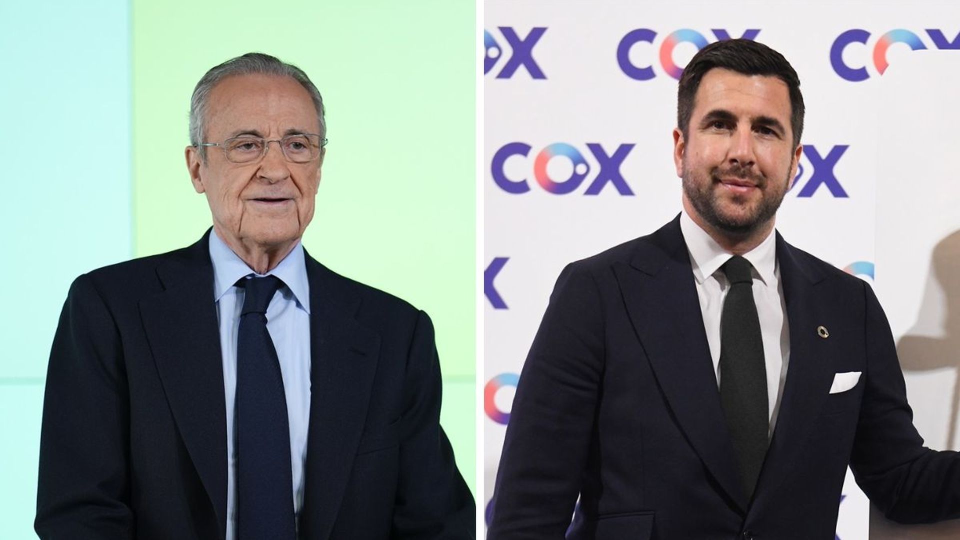 Florentino Pérez y Enrique Riquelme Florentino Pérez y Enrique Riquelme
