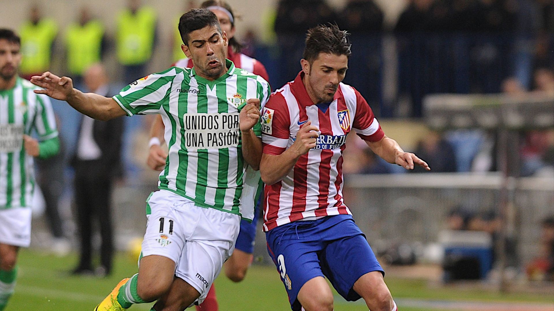 Juanfran Moreno, en su única temporada en el Betis