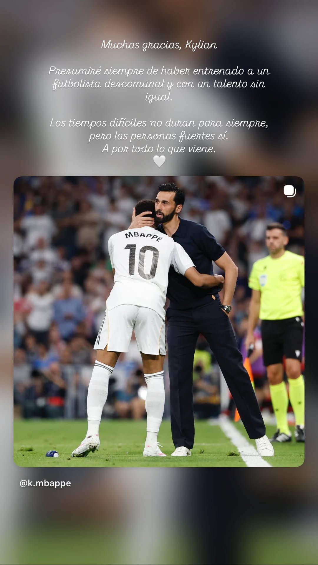 La respuesta de Arbeloa a Kylian Mbappé