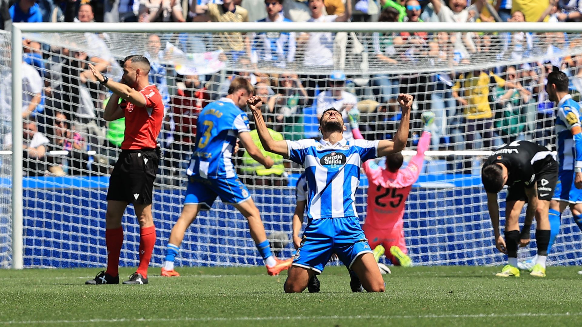 Lance del Dépor - Andorra en Riazor. Lance del Dépor - Andorra en Riazor.