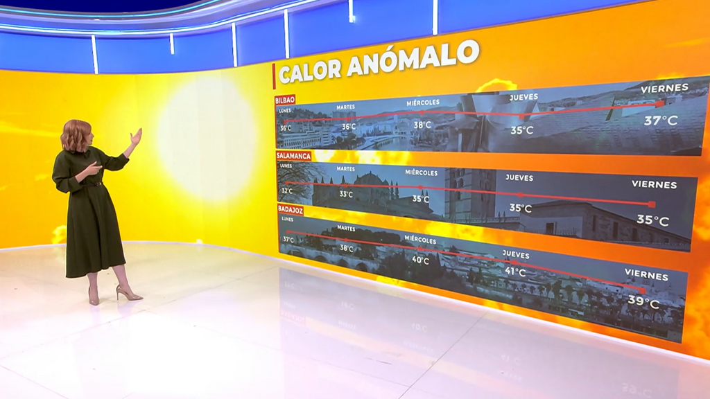 Las temperaturas serán extremadamente altas durante toda la semana que viene y podrán ser las más elevadas desde 1990