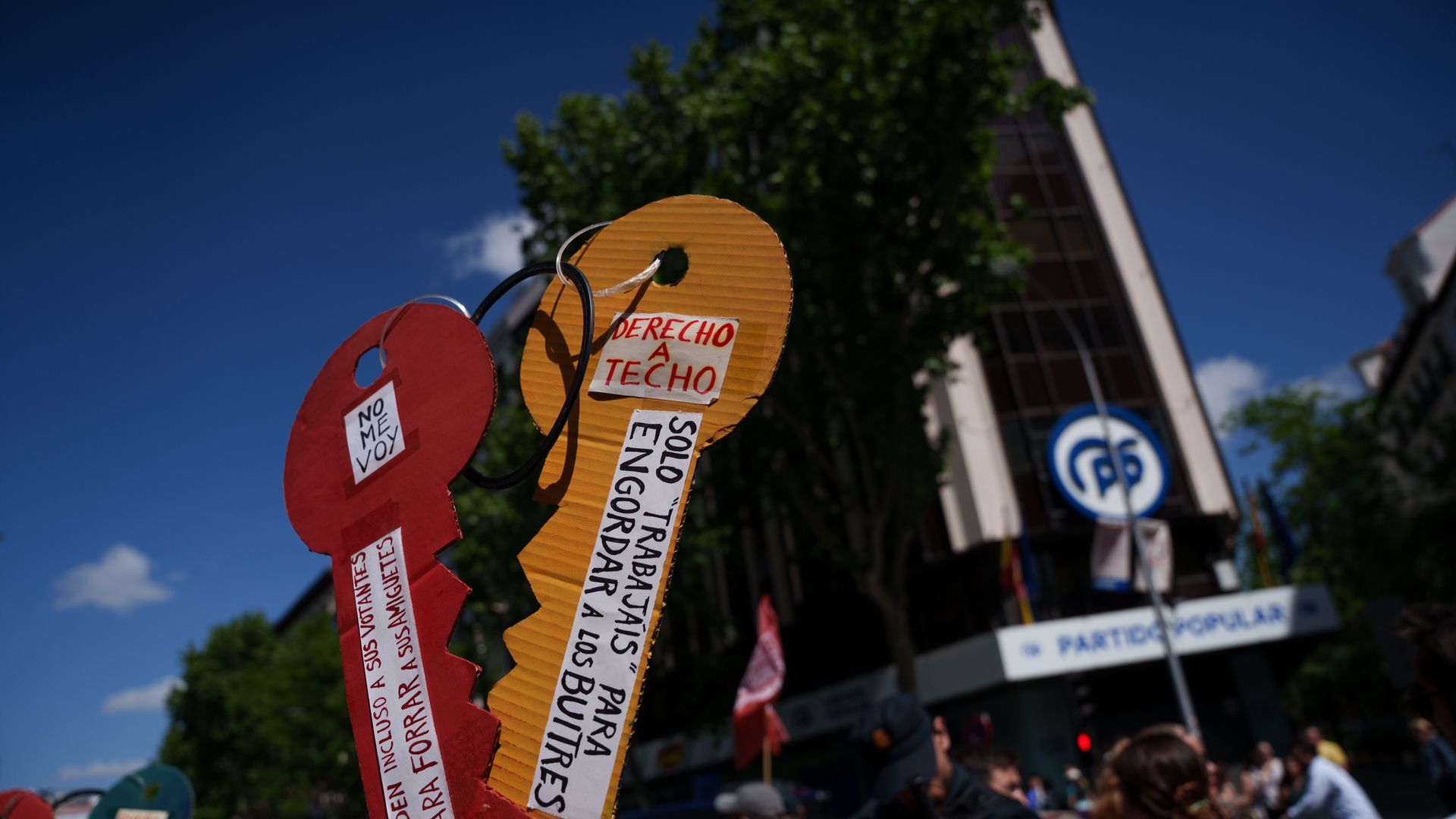 Manifestación por la vivienda en Madrid: reivindican "medidas urgentes" ante una "crisis sin precedentes"