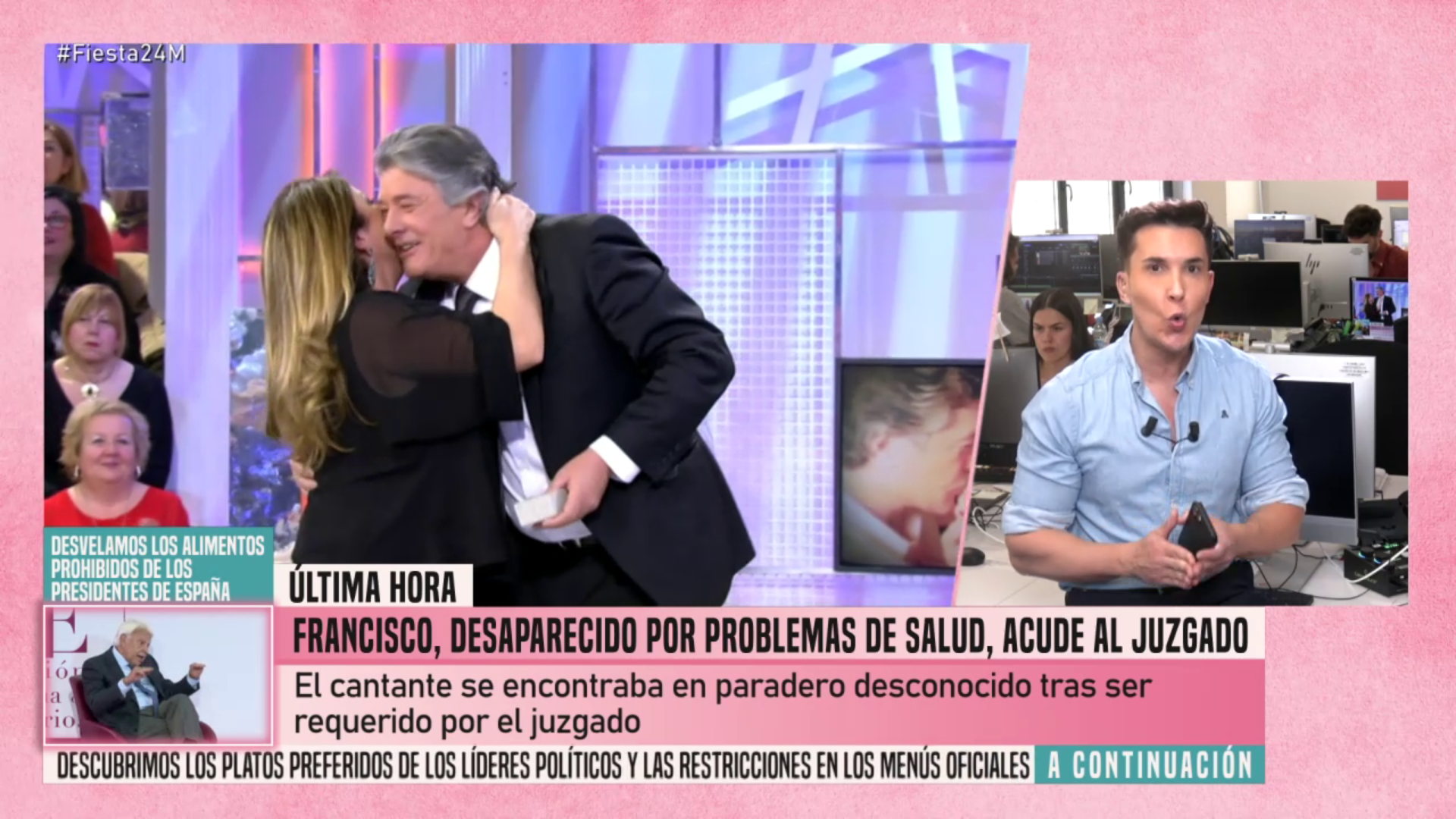 Paca, la mujer de Francisco, se pronuncia en 'Fiesta'
