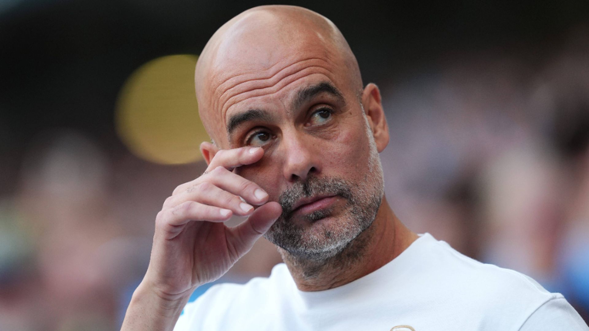Pep Guardiola, en su despedida con el City Pep Guardiola, en su despedida con el City