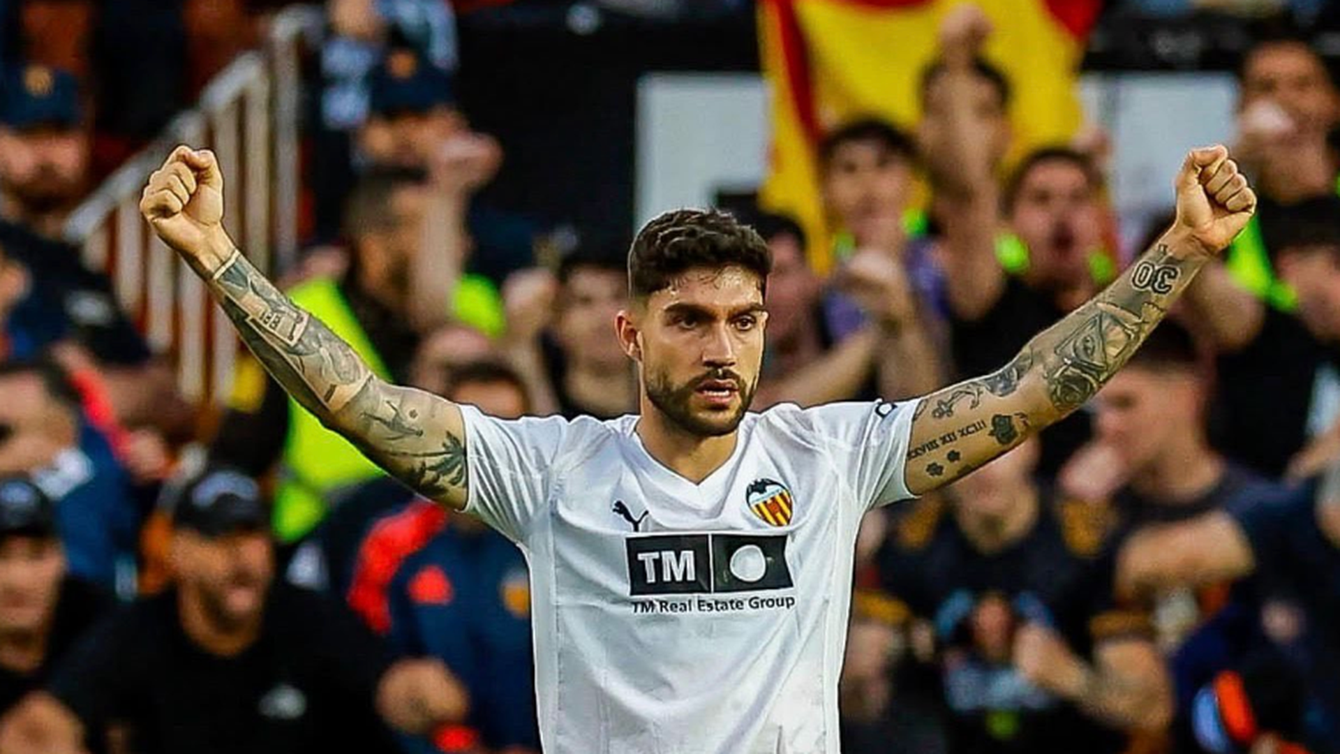 Unai Núñez se despide de Mestalla... de momento