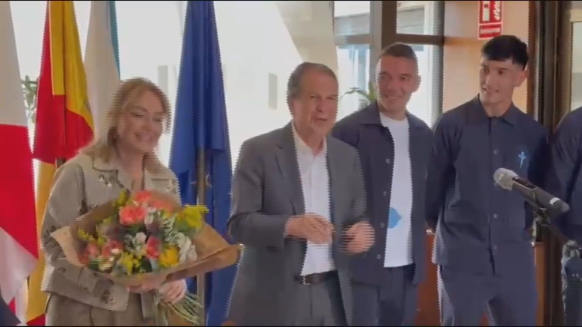 Los detalles de la recepción de Abel Caballeto al Celta