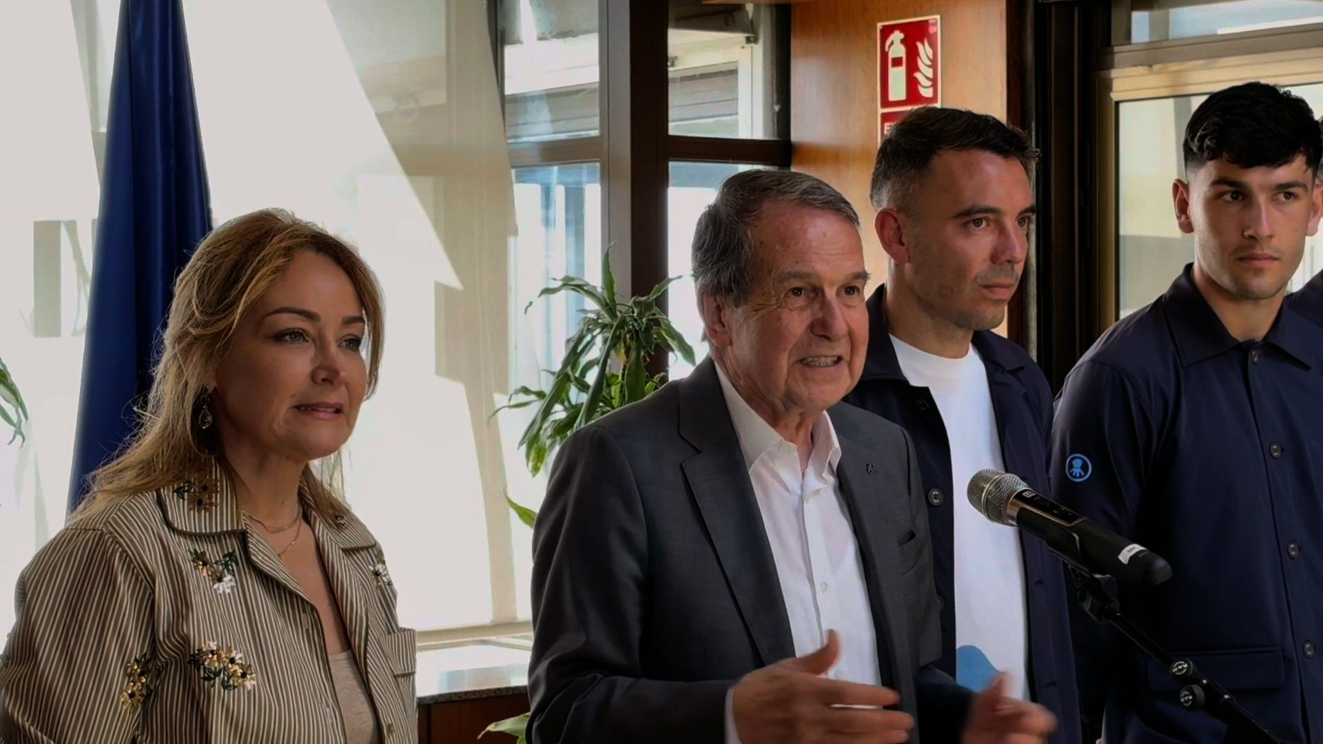 Abel Caballero, con el Celta