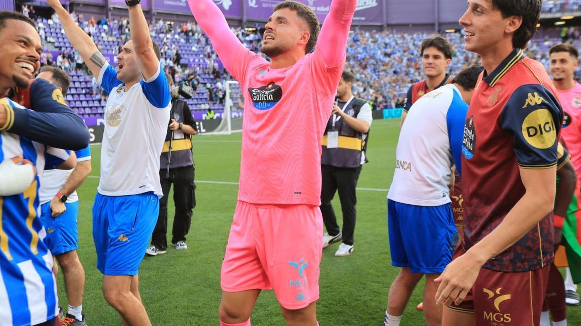 Álvaro Ferllo, en la celebración del Dépor Álvaro Ferllo, en la celebración del Dépor